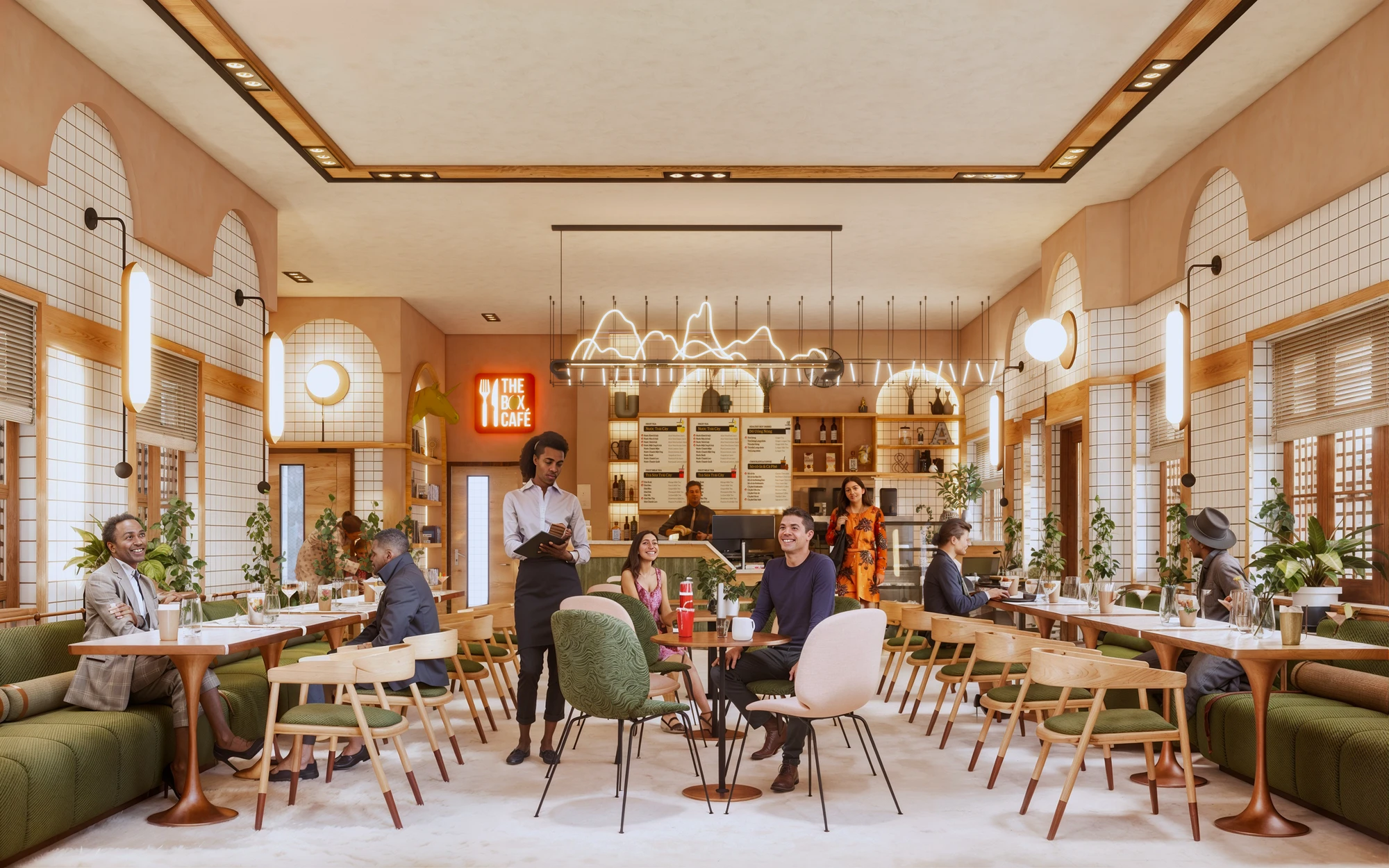 Interior design — a teaching project with Renata Wais.